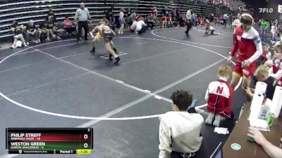 110 lbs Round 5 (6 Team) - Philip Streff, Nebraska Maize vs Weston Green, Kansas Anacondas