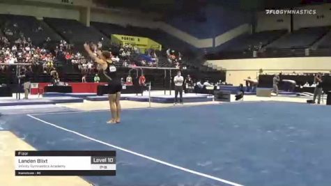 Landen Blixt - Floor, Infinity Gymnastics Academy - 2021 USA Gymnastics Development Program National Championships