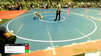 52 lbs 3rd Place - Taze Daniels, Chagolla Trained vs James Catapano, VHW/JK