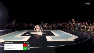 184 lbs Final - Billy Janzer, The Citadel vs Griff Gammell, Virginia