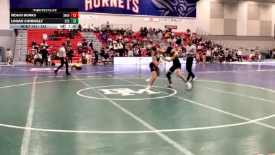 133 lbs Champ. Round 1 - Logan Connolly, St. Vincent College vs Heath Burks, Shenandoah University