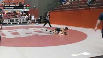 106 lbs Cons. Round 2 - Kalel Winesburgh, Boyd Buchanan High School vs Luke Deitch, Notre Dame High School