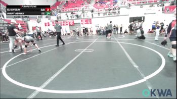 110 lbs Consi Of 4 - Raine Deatherage, Tecumseh Youth Wrestling vs Greysen Parnell, Team Nomad