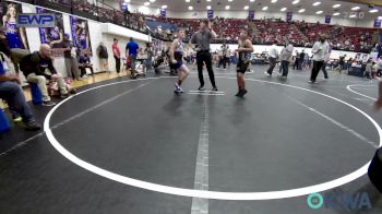 83 lbs Consi Of 8 #2 - Amos Barker, Tecumseh Youth Wrestling vs Bradford Sheppard, Noble Takedown Club