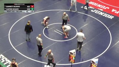 252 lbs Consi Of 16 #1 - Garrett Dluhos, Westmont Hilltop vs Carter Schatz, Curwensville
