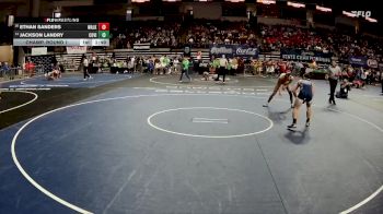 D 1 157 lbs Champ. Round 1 - Jackson Landry, Covington vs Ethan Sanders, Walker