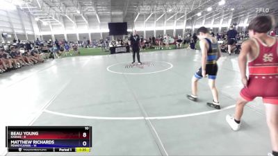 88 lbs Placement Matches (8 Team) - Sawyer Blue, Kansas vs Nathan Schuman, Pennsylvania