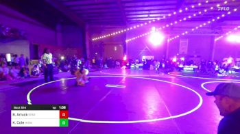 89 lbs Semifinal - Brantley Arluck, Spartan Mat Club vs Kasen Cole, Midwest Destroyers