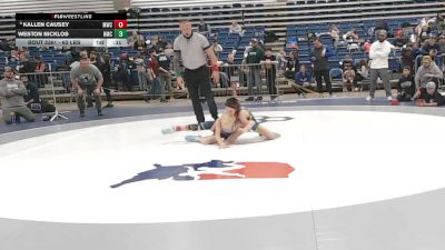 63 lbs Semis - Kallen Causey, MATPAC Wrestling Club vs Weston Nicklos, Highland Mat Club