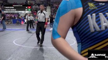 155 lbs 5th Place Match - Ellie Lancaster, De Soto Kids vs Montana Kayl, Chapman