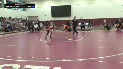 124 lbs Semifinal - Leilani Lazaro, Mt. San Antonio College vs Paola Cruz Andrade, Victor Valley College