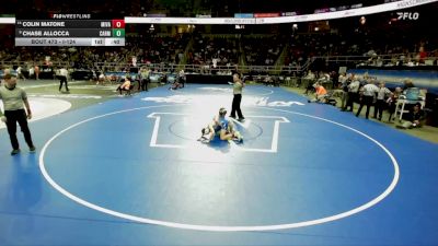 I-124 lbs Cons. Round 2 - Colin Matone, Minisink Valley vs Chase Allocca, Carmel