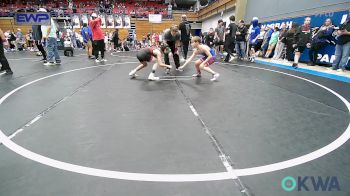 80 lbs Consolation - Zaiden Wanzer, Chandler Takedown Club vs Beau Ferrell, Weatherford Youth Wrestling