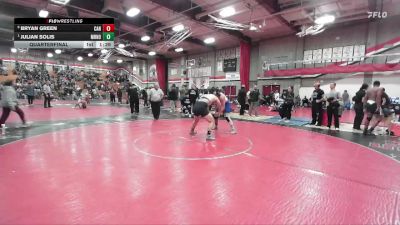 215 lbs Quarterfinal - Julian Solis, San Marino vs Bryan Green, La Canada