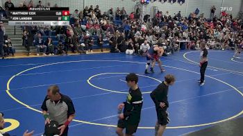 190 lbs 3rd Place Match - Matthew Cox, Clarence vs Jon Landen, North Tonawanda