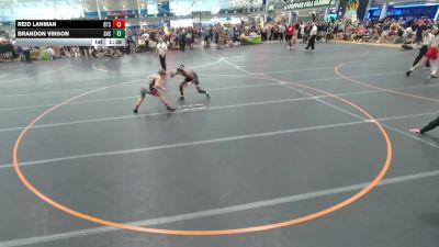 138 lbs Cons. Round 2 - Reid Lanman, Unattached vs Brandon Vinson, Solon HS