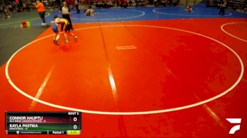 95 lbs Quarterfinals (8 Team) - Kayla Pastika, Owatonna vs Connor Hauptli, NLS (New London/Spicer)