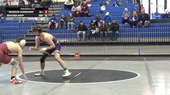 157 lbs Champ. Round 1 - Braedon Dorshorst, Wisconsin-La Crosse vs Brayden Rapp, Wisconsin-Stevens Point
