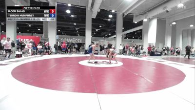 Masters B FS - 70 lbs Quarters - Jacob Salas, Mad Cow Wrestling Club vs Jordin Humphrey, Titan Mercury Wrestling Club (TMWC)