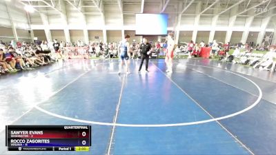 157 lbs Quarterfinals (8 Team) - Sawyer Evans, Washington vs Rocco Zagorites, Virginia