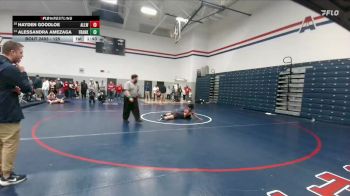 125 lbs Cons. Round 2 - Alessandra Amezaga, El Paso Franklin vs Hayden Goodloe, Allen White