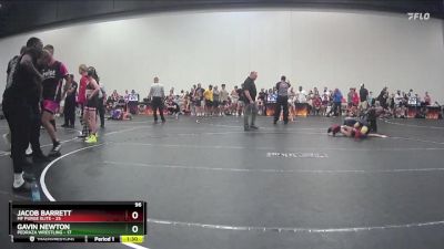 96 lbs Round 4 (10 Team) - Jacob Barrett, MF Purge Elite vs Gavin Newton, Pedraza Wrestling