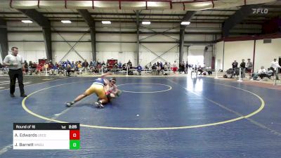 165 lbs Round Of 16 - Agustus Edwards, Coast Guard vs James Barrett, Western New England