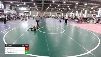 53 lbs Rr Rnd 2 - Dominik Chavez, Dominate WC vs Vincent Escobedo, Bear WC