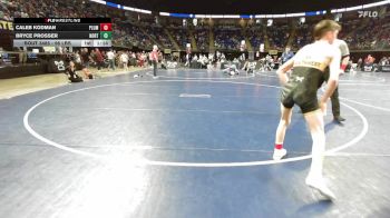 96 lbs Consy 1 - Caleb Kodman, Plum vs Bryce Prosser, North Allegheny