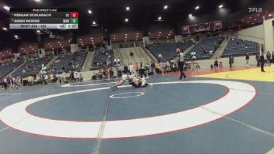 125 lbs Cons. Round 4 - Keegan Schlabach, Defiance College vs Aiden Woods, Marian University