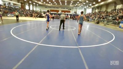 145 lbs Round 2 (3 Team) - John Michael Leader, Gouverneur Sr HS vs Isaiah Hockx, Saugerties Sr HS