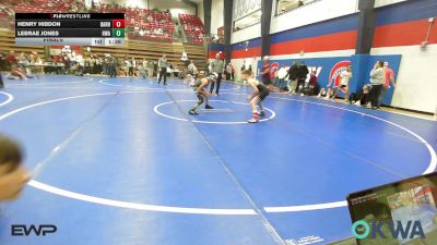 85 lbs Final - Henry Hibdon, Barnsdall Youth Wrestling vs LEBRAE JONES, HURRICANE WRESTLING ACADEMY