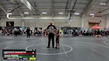 45 lbs 5th Place Match - Chiyevante Washington, Smwp vs Mason Menefee, Kent County Junior Wrestling