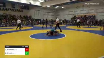 116 lbs Round Of 32 - Aiden Simmons, Bakersfield vs Carlo Arreola, Olympian