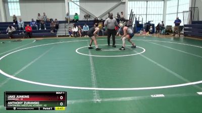 110 lbs Round 1 (16 Team) - Anthony Zuranski, Contenders Wrestling Academy vs Jake Junkins, Mavericks