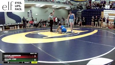 135 lbs. Champ. Round 1 - Heaven Jobe, Liberty vs Sophie Anderson, Walton-Verona