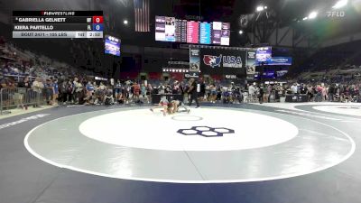 105 lbs Cons. Rd Of 32 - Gabriella Gelnett, NY vs Kiera Partello, FL