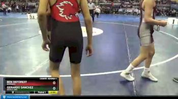 113 lbs Champ. Round 1 - Ben DeForest, Bismarck vs Gerardo Sanchez, Devils Lake