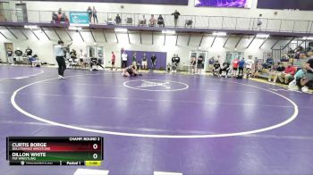 132 lbs Champ. Round 2 - Dillon White, PSF Wrestling vs Curtis Borge, BullTrained Wrestling