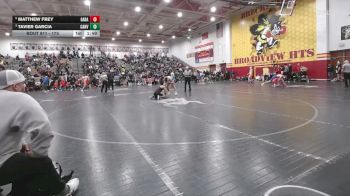 175 lbs Cons. Round 5 - Matthew Frey, Garaway vs Tavier Garcia, Canyon View