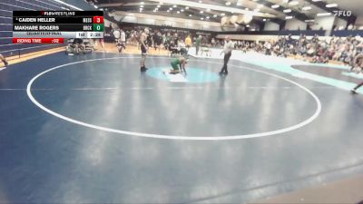 133 lbs Quarterfinal - Makhare Rogers, Brockport vs Caiden Heller, Messiah