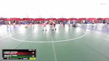 109-110 lbs Round 2 - Aoden Ostrom, Canton C-Hawks vs Bradley Mara, Waukon