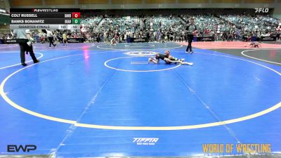 46 lbs Quarterfinal - Colt Russell, Sandpoint Legacy Wrestling Club vs Banks Bonawitz, Beaver Dam RTC