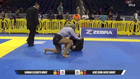 Aché Eboni-Sayge Knight vs Hannah Elizabeth Wight 2025 Pan IBJJF Jiu-Jitsu No-Gi Championship