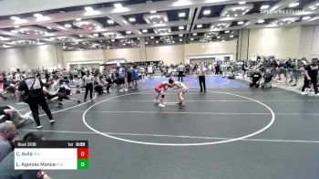 116 lbs Consi Of 8 #1 - Caiden Avila, Red Wave WC vs Landon Agonias Mancao, FCA Wrestling HI