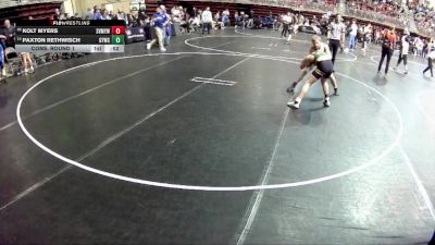 112 lbs Cons. Round 1 - Paxton Rethwisch, Gretna Youth Wrestling Club vs Kolt Myers, Sandhills Valley Mavericks Youth Wrestling