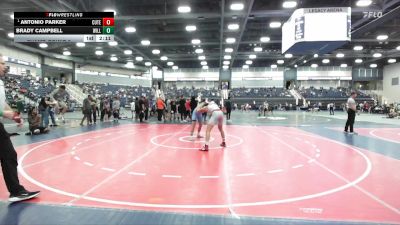 157 lbs Champ. Round 2 - Antonio Parker, Cumberland (Tenn.) vs Brady Campbell, The Citadel