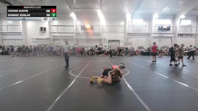 80 lbs Round 2 (8 Team) - Dominic Boblak, Ohio Gold Black vs Tucker Austin, CrossRoads Wrestling