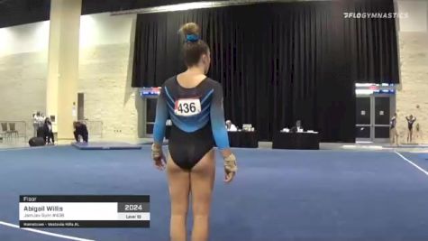 Abigail Willis - Floor, JamJev Gym #436 - 2021 USA Gymnastics Development Program National Championships