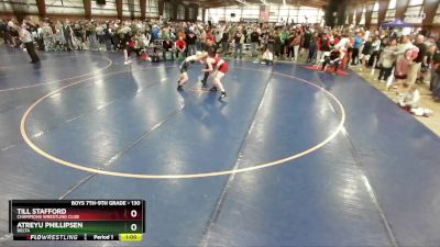 130 lbs Cons. Semi - Atreyu Phillipsen, Delta vs Till Stafford, Champions Wrestling Club